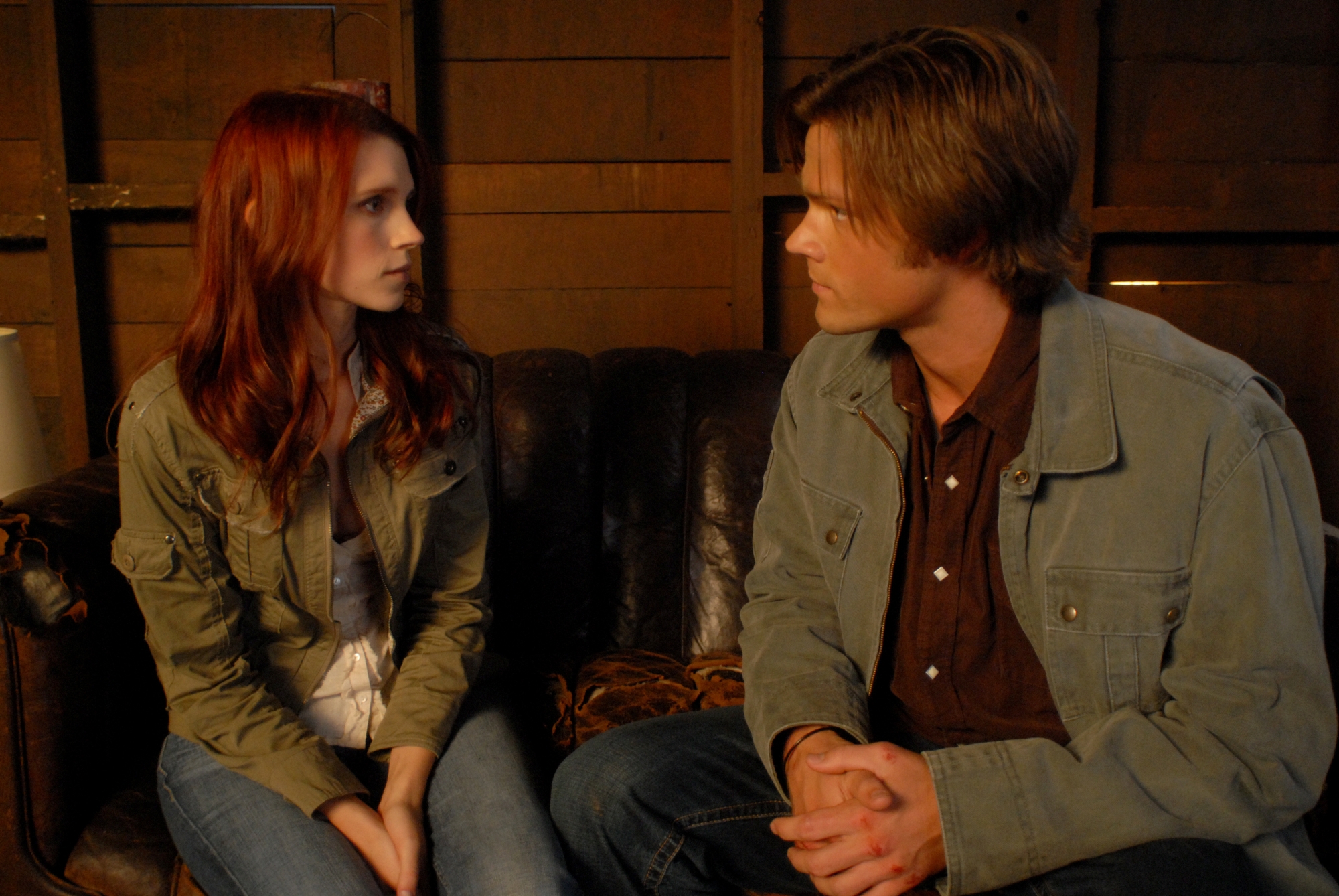 Redhead angel from supernatural show